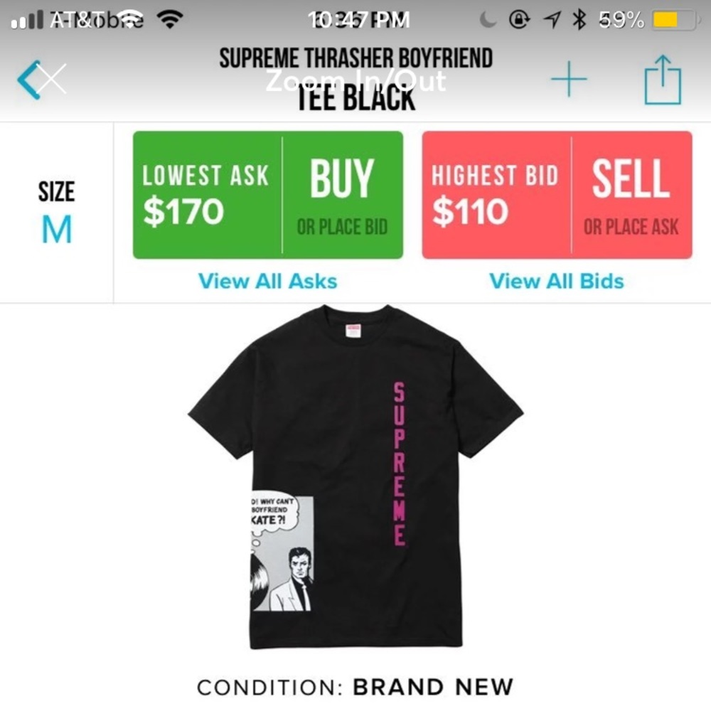 Supreme x Thrasher Boyfriend Tee